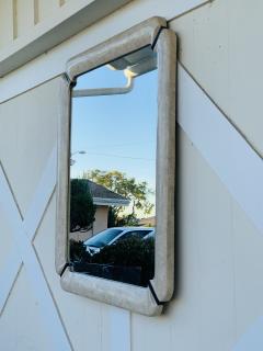 Large Wall Mirror in Tessellated Stone Bone and Brass - 1833394