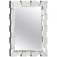 Large Wall Mirror with Architectural Form - 394506