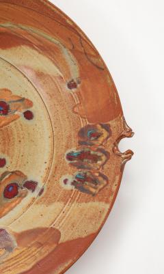 Large Wall Mounted Decorative Ceramic Plate Signed  - 4227940