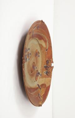 Large Wall Mounted Decorative Ceramic Plate Signed  - 4227943