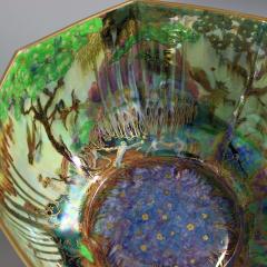 Large Wedgwood Fairyland Lustre Octagonal Dana Bowl - 3892157