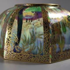 Large Wedgwood Fairyland Lustre Octagonal Dana Bowl - 3892164