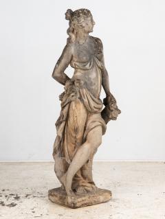 Large Winter Goddess of the Four Seasons Garden Figure Italy Late 20th C  - 4061385