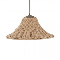 Large Woven Sisal Pendant Light - 2982696