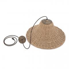 Large Woven Sisal Pendant Light - 2982701