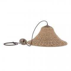 Large Woven Sisal Pendant Light - 2982702