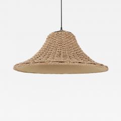 Large Woven Sisal Pendant Light - 2983240