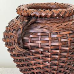 Large amphora form basket Japan Showa period - 4353660