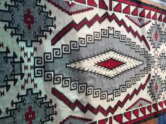 Large and Rare Antique Navajo Klagetoh Rug - 284599