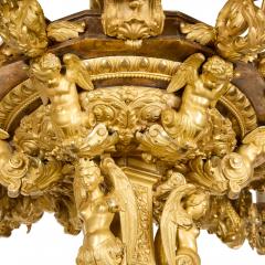 Large antique 19th century Russian ormolu chandelier - 4023844