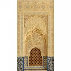 Large antique framed plaster relief model of Alhambra - 4272148