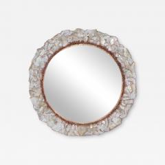 Large artist made one of a kind mica and resin mirror  - 3251145