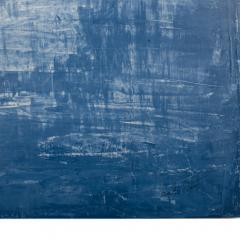 Large blue abstract Venetian plaster painting Carol L Post 2019 - 1843909