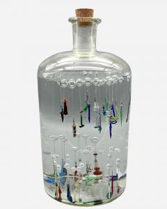 Large bottle with ludions France circa 1930 - 4175517