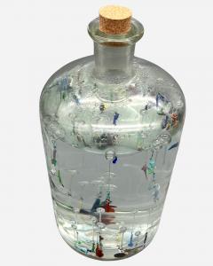 Large bottle with ludions France circa 1930 - 4175533