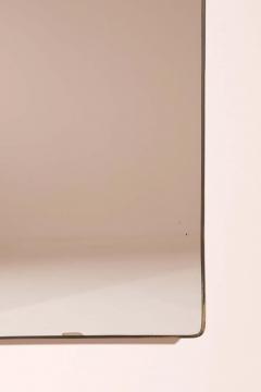 Large brass framed mirror Italy 1950s - 4222634