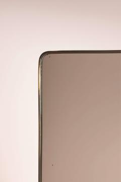 Large brass framed mirror Italy 1950s - 4222636