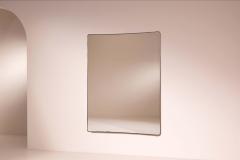 Large brass framed mirror Italy 1950s - 4222637