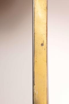 Large brass framed mirror Italy 1950s - 4222641