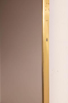 Large brass wall mirror Italian manufacture 1950s - 4254124