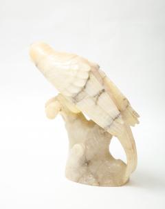 Large carved Alabaster Parrot  - 2112353