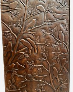 Large carved wood panel decorated with birds Christopher Guy circa 2000 - 3540127