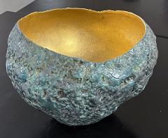 Large ceramic Turquoise an Gold - 3978610