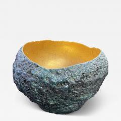 Large ceramic Turquoise an Gold - 3980738