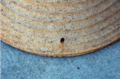 Large ceramic sculpture torchere light - 2839305