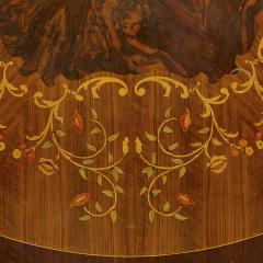 Large circular centre table adorned with gilt bronze and marquetry - 2167370