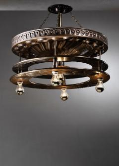 Large copper ceiling lamp - 4718962