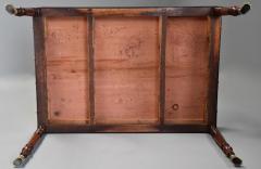 Large early 19thc Regency six drawer writing table of fine patina - 4805554
