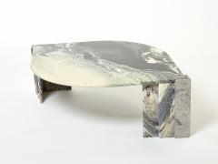 Large eye shaped Sicilian marble coffee table 1970s - 2678844