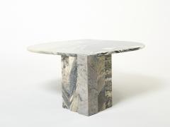 Large eye shaped Sicilian marble coffee table 1970s - 2678849