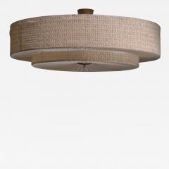 Large fabric flush mount ceiling lamp - 3286893