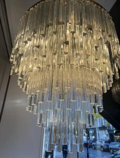 Large five tiered venini waterfall chandelier - 3470390