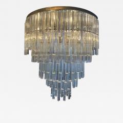 Large five tiered venini waterfall chandelier - 3475303