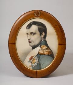 Large framed portrait print of Napoleon Bonaparte - 1372311