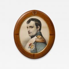 Large framed portrait print of Napoleon Bonaparte - 1382010