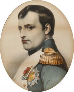 Large framed portrait print of Napoleon Bonaparte - 1382011