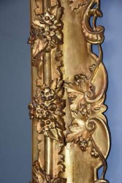 Large highly decorative mid 19th century Italian carved giltwood dressing mirror - 4757150
