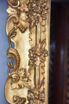 Large highly decorative mid 19th century Italian carved giltwood dressing mirror - 4757152