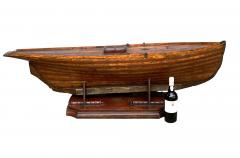 Large late 19th century ship model or pond yacht hull - 2637805