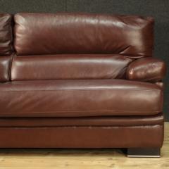 Large leather Italian sofa - 3977014