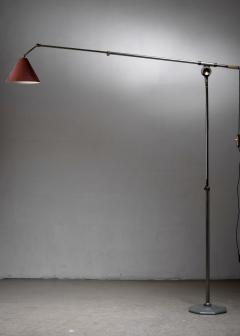 Large metal floor lamp - 4636412