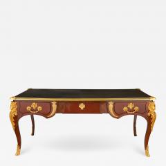 Large ormolu mounted antique French bureau plat - 1628639