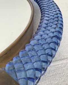 Large oval mirror Italy 1940s - 4376194