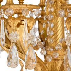 Large pair of ormolu and malachite rhino table candelabra - 4198746