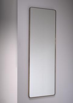 Large rectangular brass wall mirror - 3369644