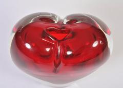 Large red Murano heart vase - 806698